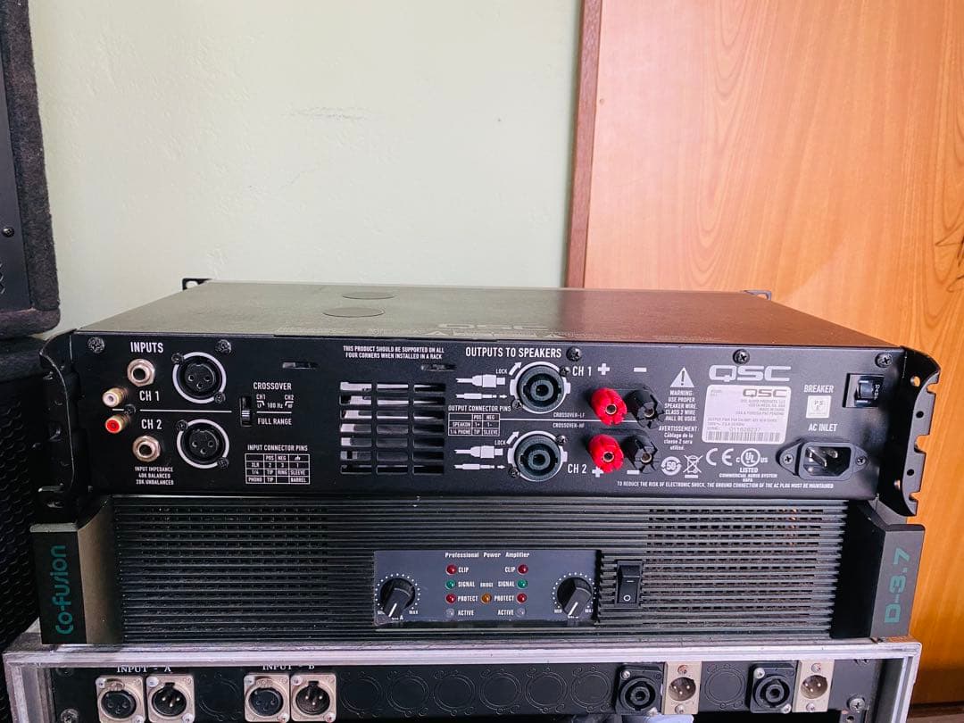 QSC GX3 パワーアンプ、良い品。