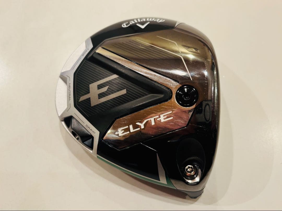 【美品】キャロウェイ エリートELYTEドライバー 10.5° ヘッドハドラス済