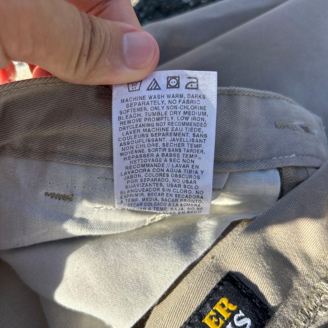 極太 裾幅24cm 2タック 90s 〜 RUSTLER チノパン メキシコ製