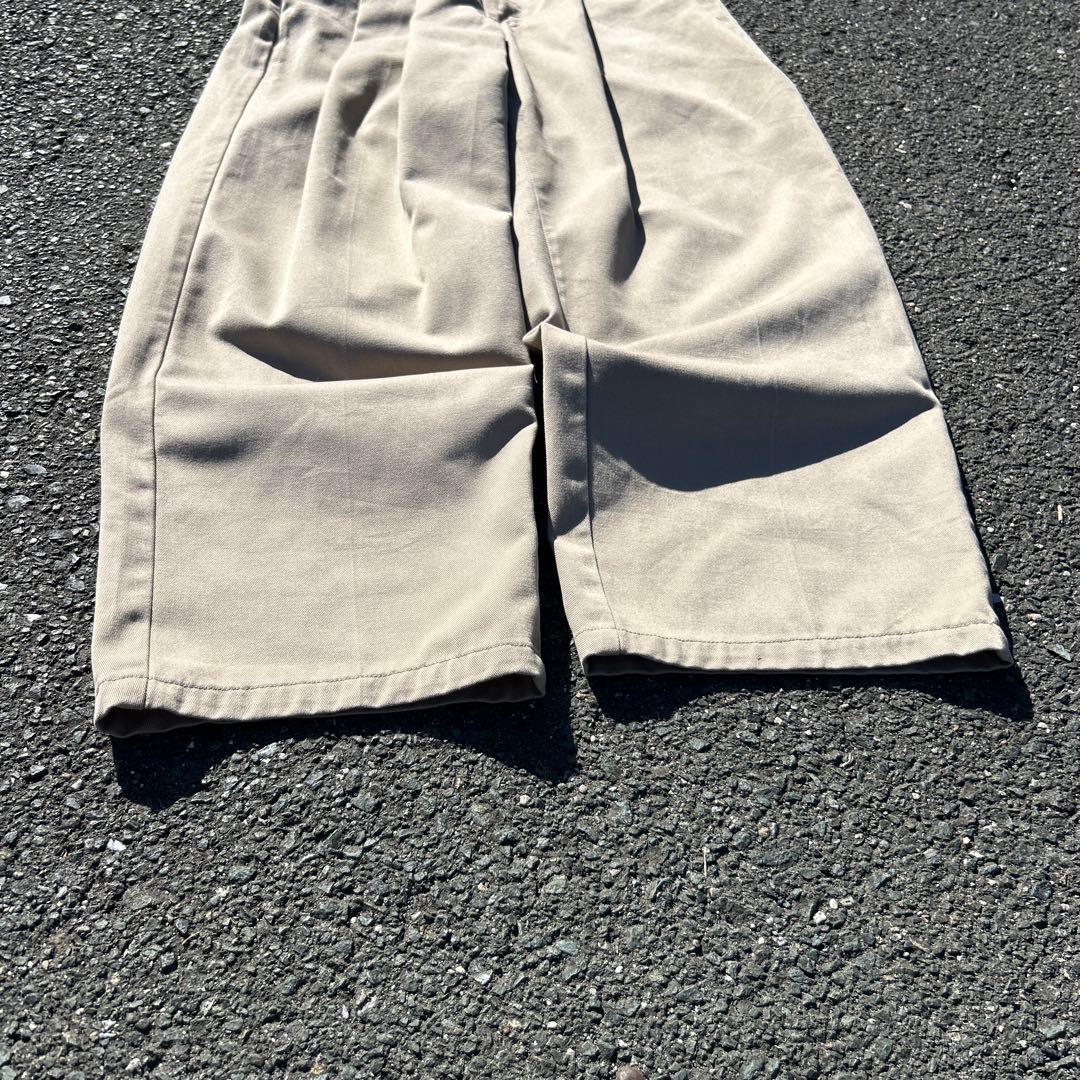 極太 裾幅24cm 2タック 90s 〜 RUSTLER チノパン メキシコ製