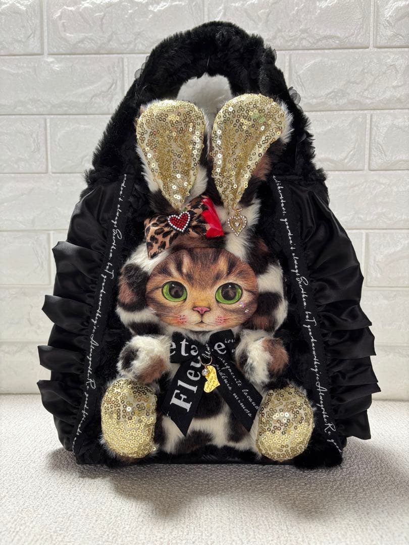 灰*猿様 コヤンイサムチョン　サイドファスナーバッグ（大）　サンダーちゃん　ヒョ