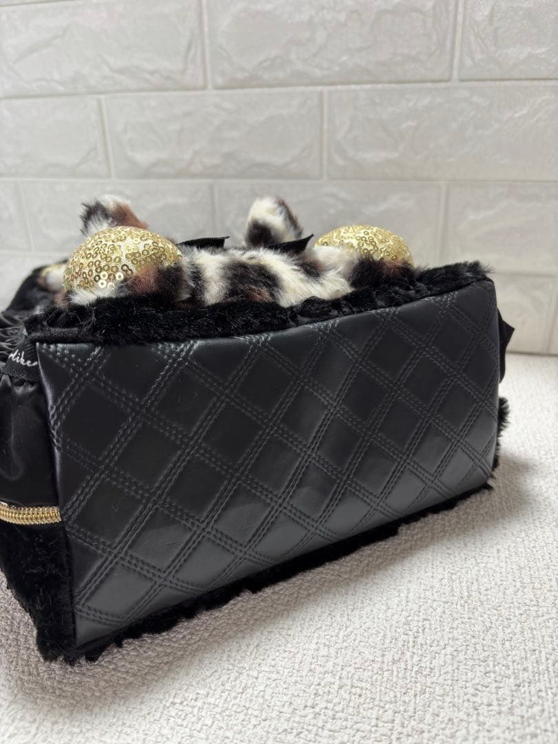 灰*猿様 コヤンイサムチョン　サイドファスナーバッグ（大）　サンダーちゃん　ヒョ