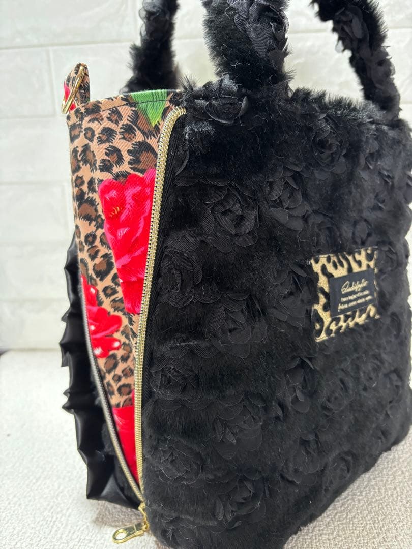 灰*猿様 コヤンイサムチョン　サイドファスナーバッグ（大）　サンダーちゃん　ヒョ