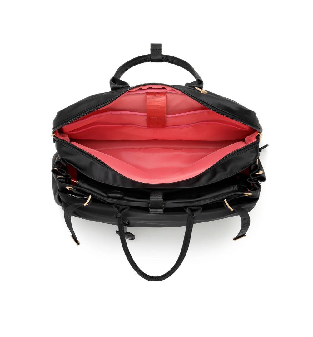 【美品】セレーンエテール　ブラック ビジネスバッグ ショルダーストラップ付き