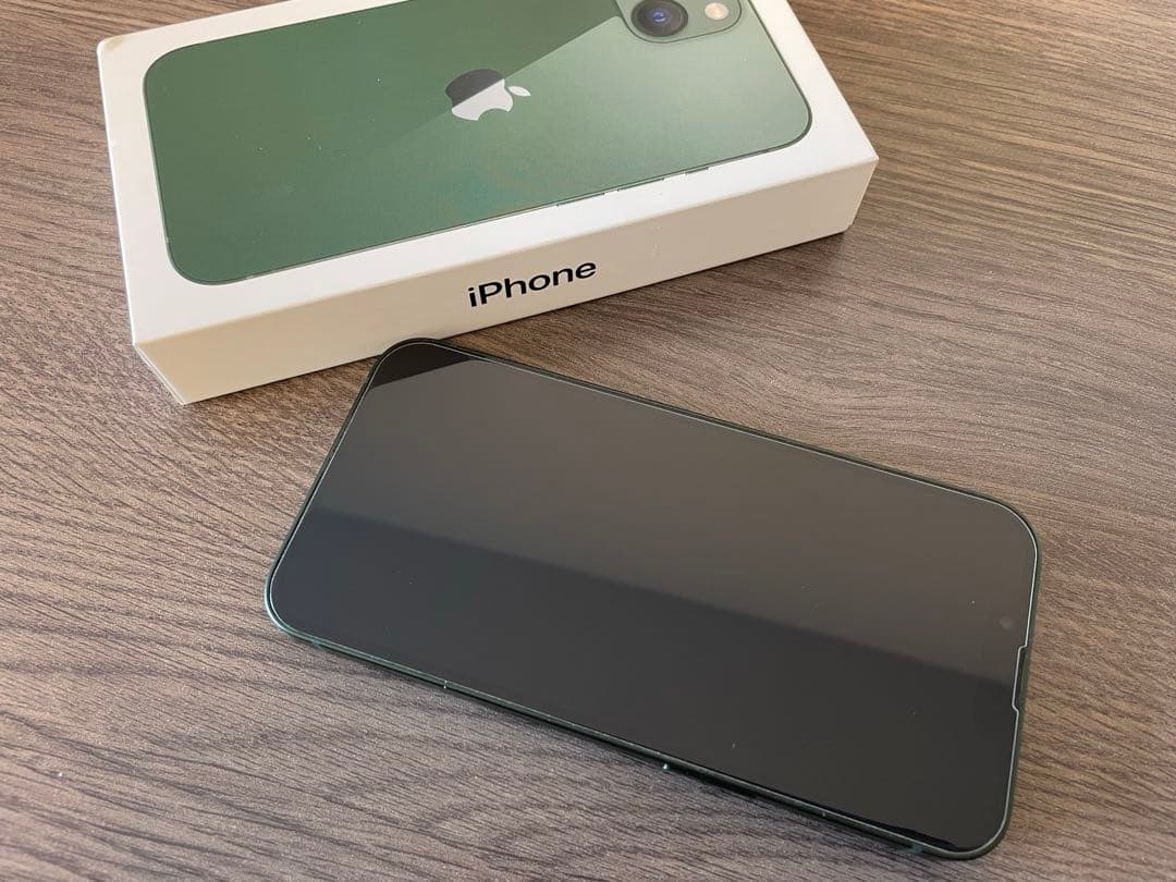 Apple iPhone 13 グリーン 本体と箱付き
