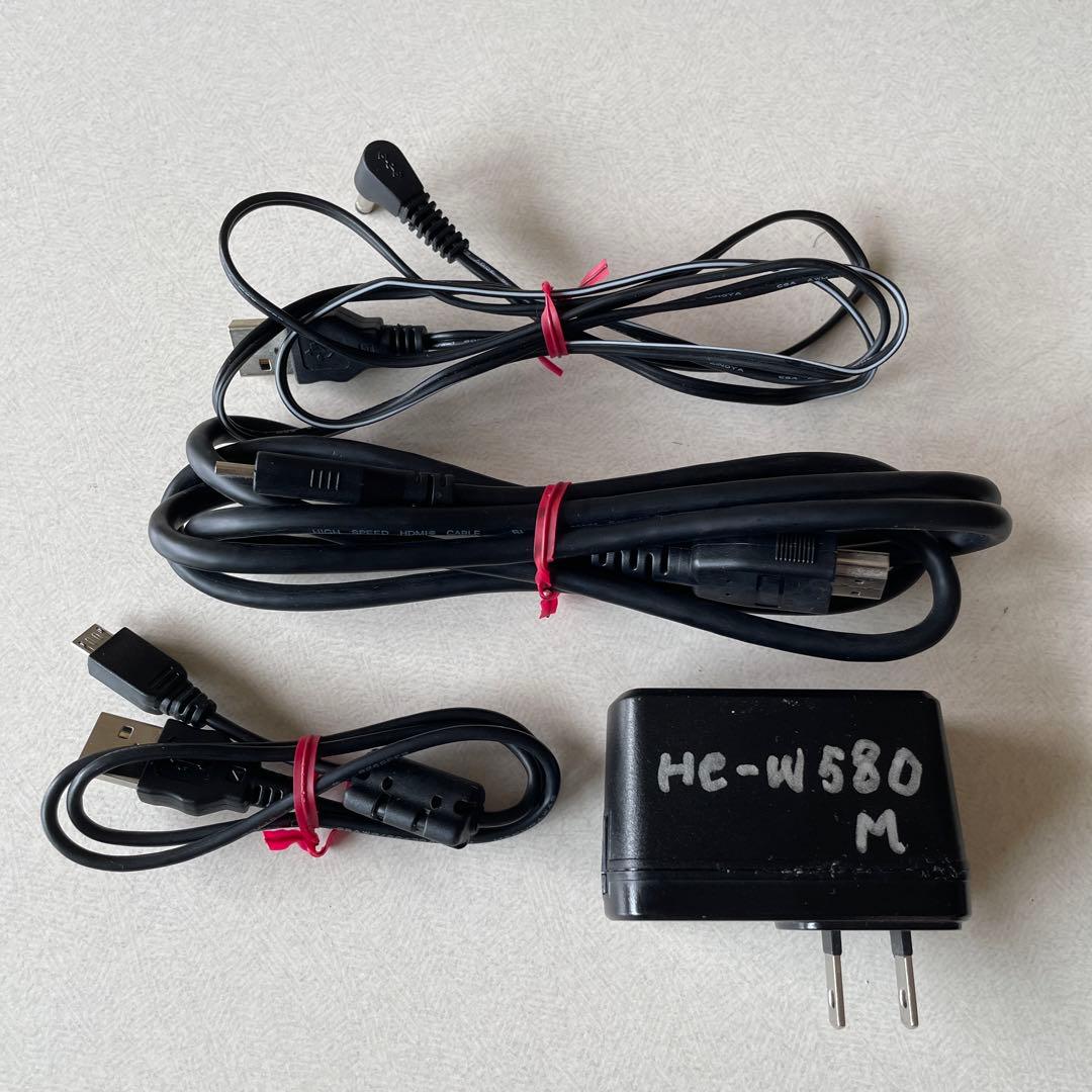 Panasonic HC-W580M（別売バッテリー・SDカード・ストラップ付）