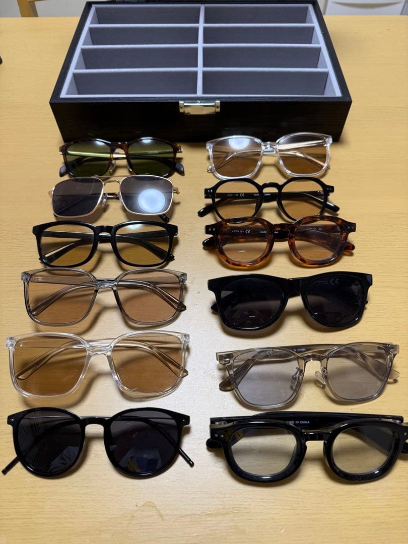 s*u様 サングラス　計12個7万円相当(コレクションケース付き)