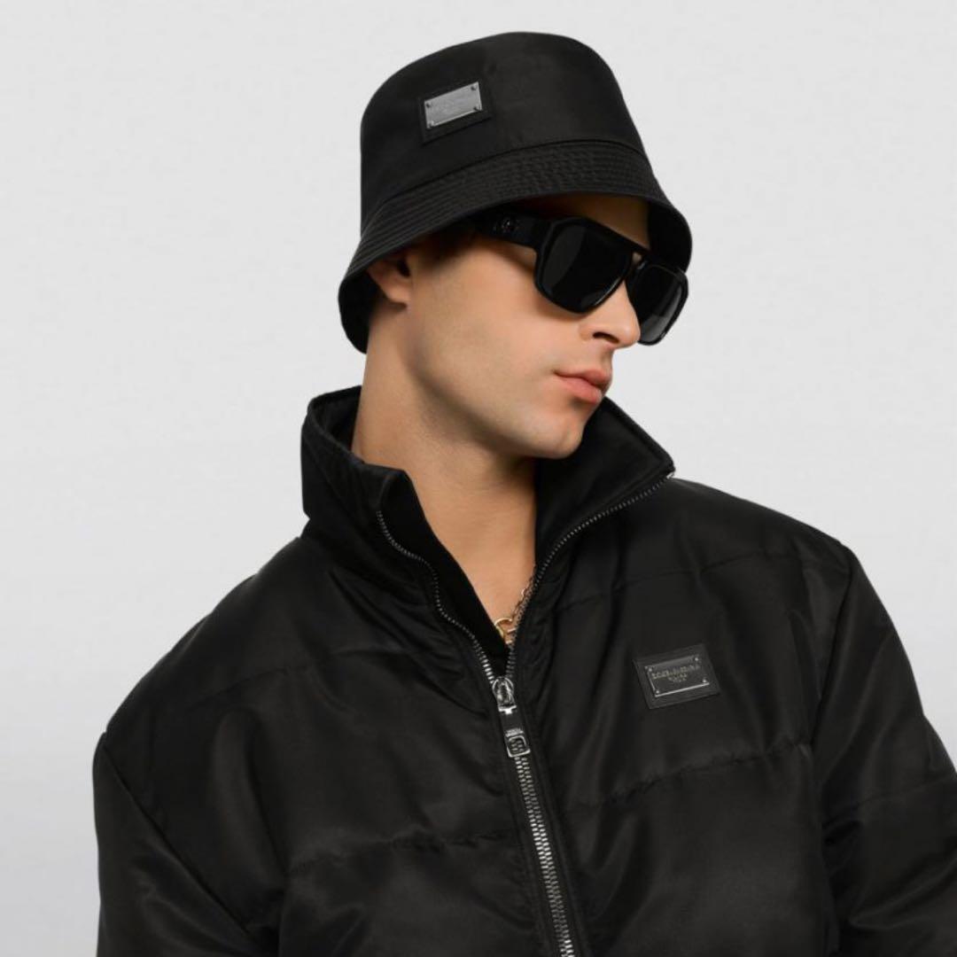 未使用 D&G DOLCE&GABBANA 保存袋付 ナイロン バケット ハット