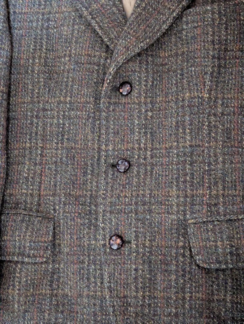 Dunn＆co　ハリスツイード　テーラードジャケット　　70's　60's