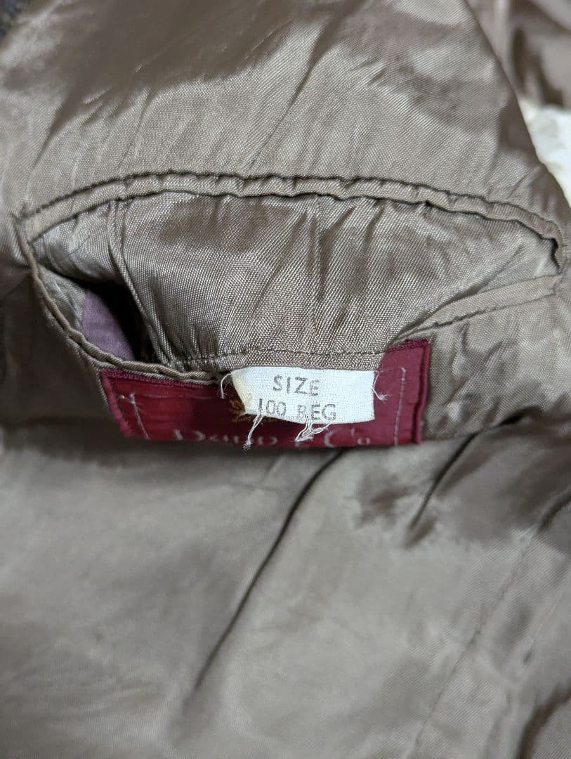 Dunn＆co　ハリスツイード　テーラードジャケット　　70's　60's