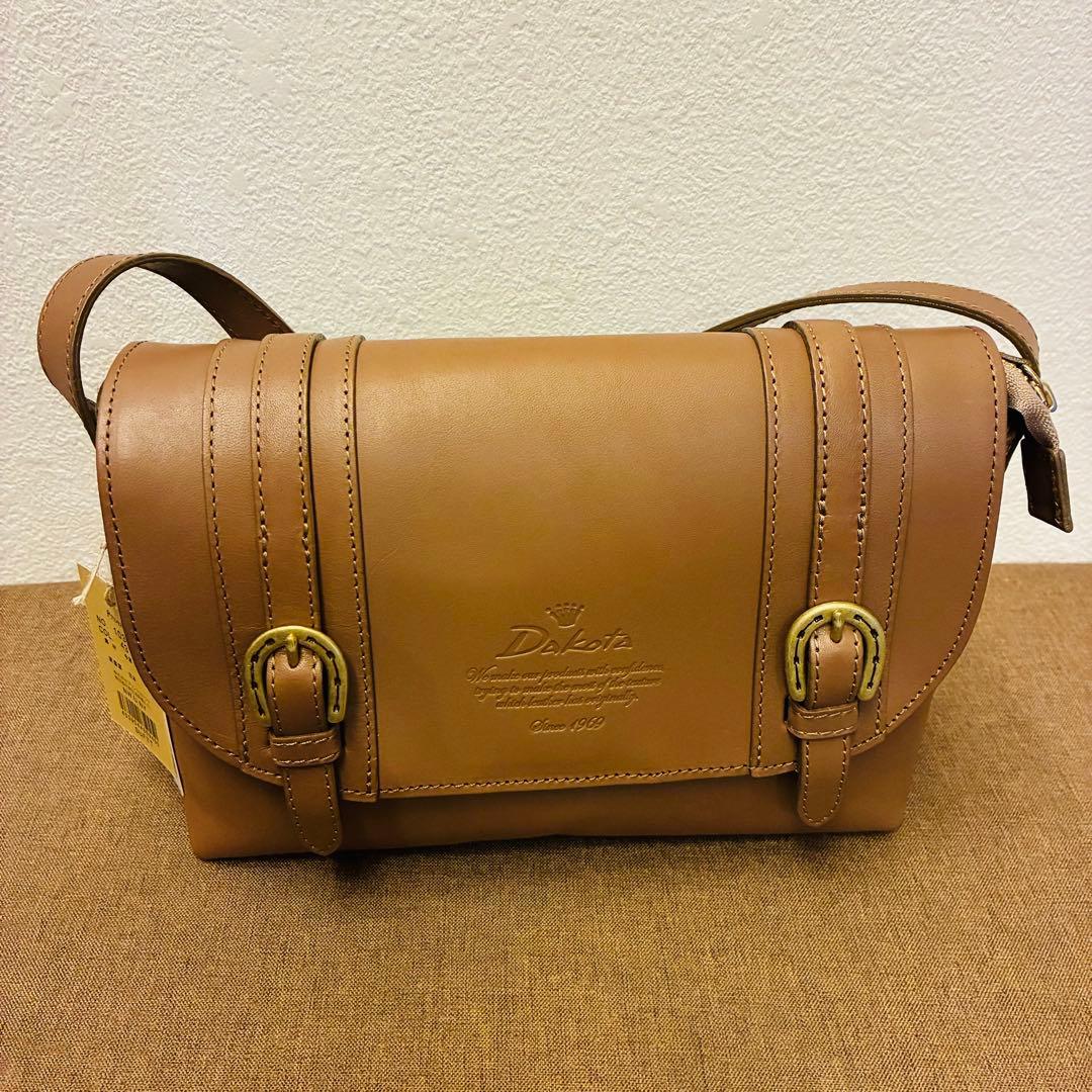 Dakota ダコタ レザー ショルダーバッグ ブラウン系