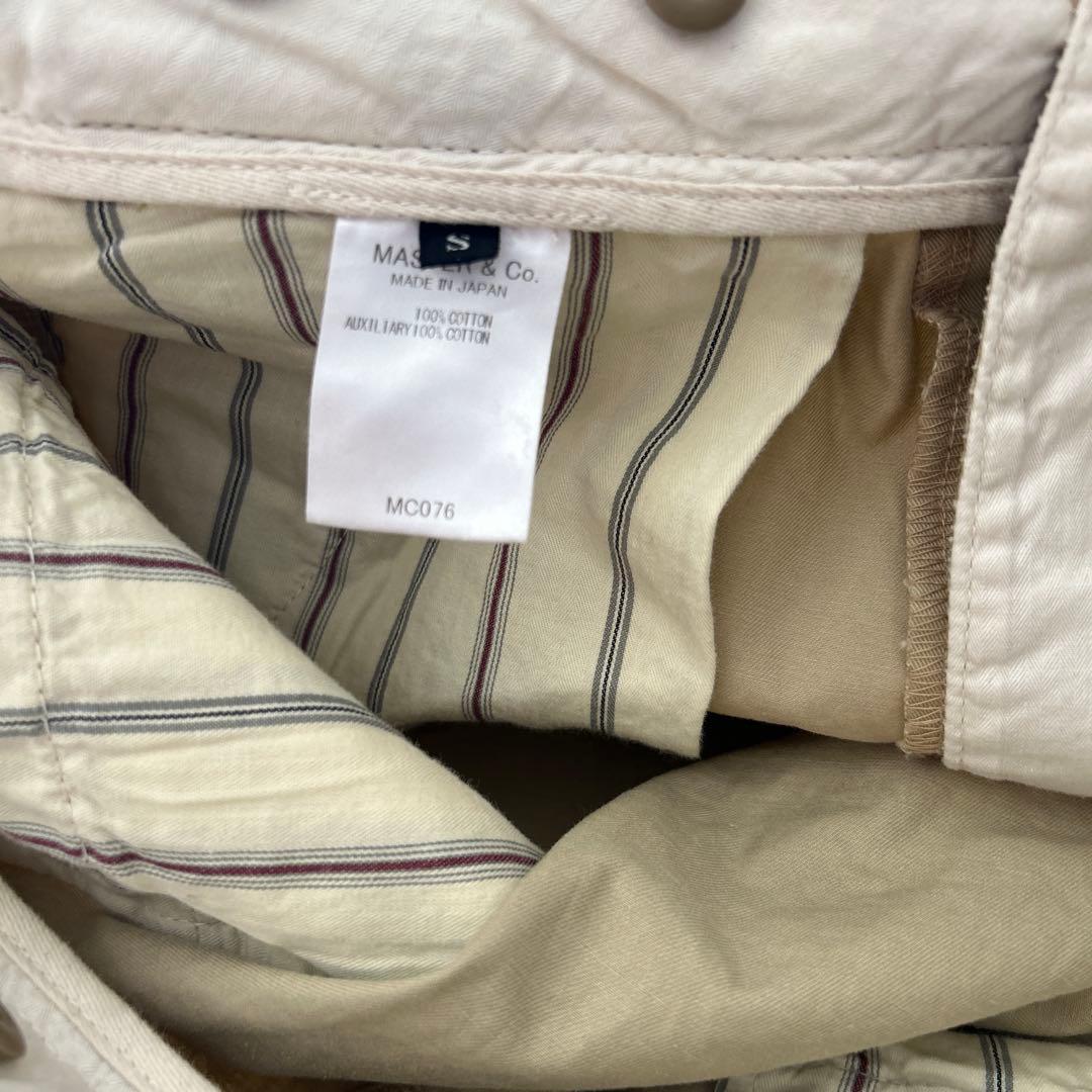 新品タグ付き⭐︎MASTER&Co. ワイドチノクロスパンツ Sサイズ