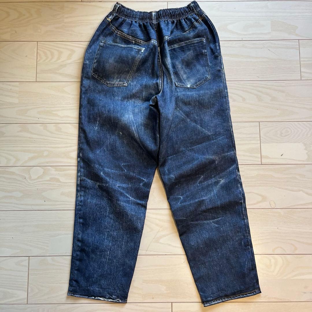 美品 Fake Vintage Denim Easy Pants Type-47