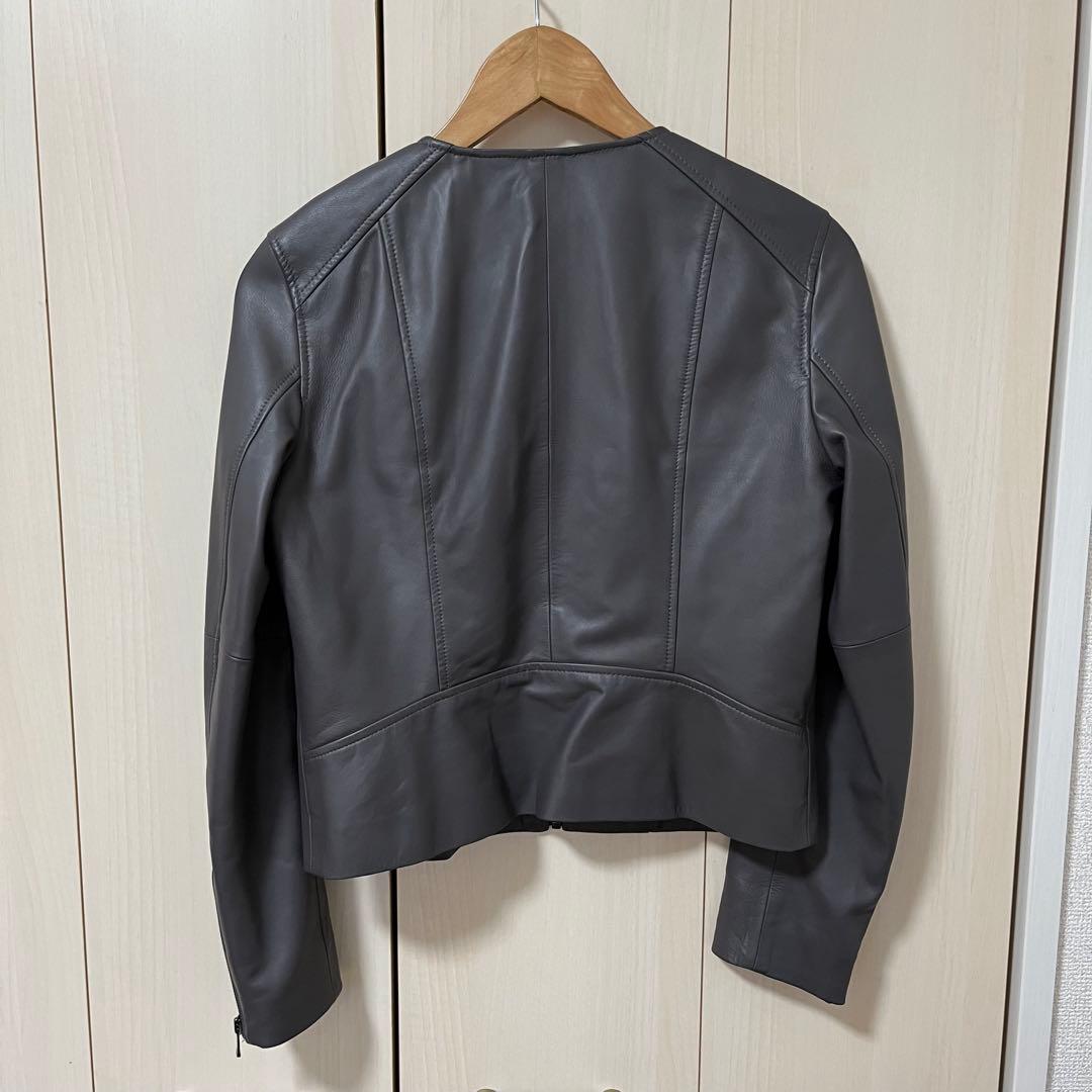 ANAYI アナイ ノーカラーライダースジャケット