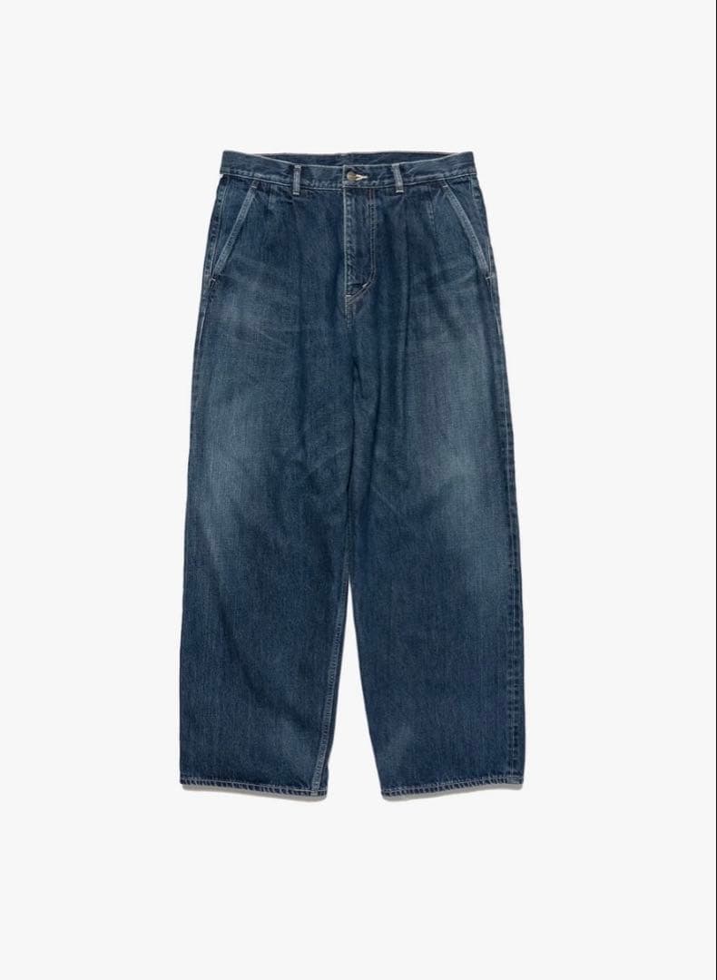グラフペーパー SELVAGE DENIM TWO TUCK PANTS 値下