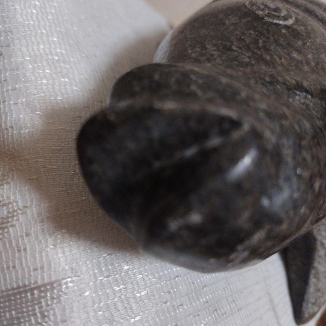 鯉の置物　御影石