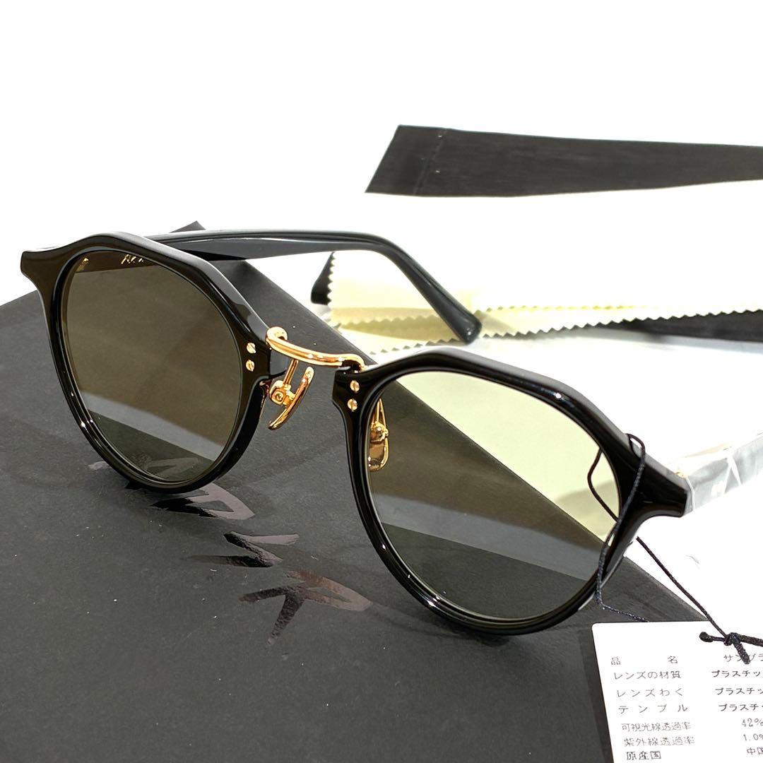 未使用級★ A.D.S.R サングラス SATCHMO 01 付属品付き