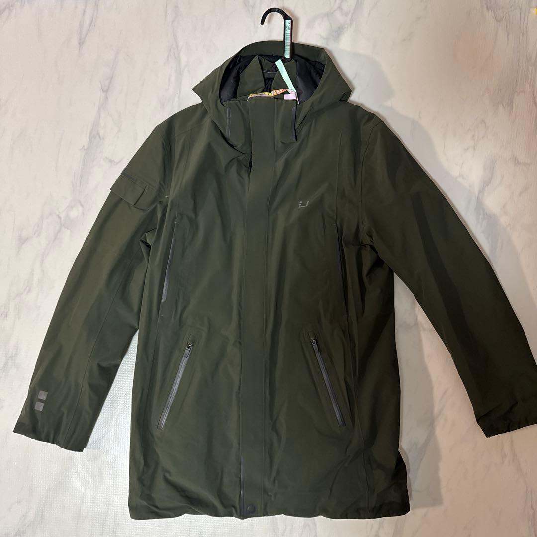 【美品】UBR レギュレーターパーカー Mサイズ カーキ クリーニング済み