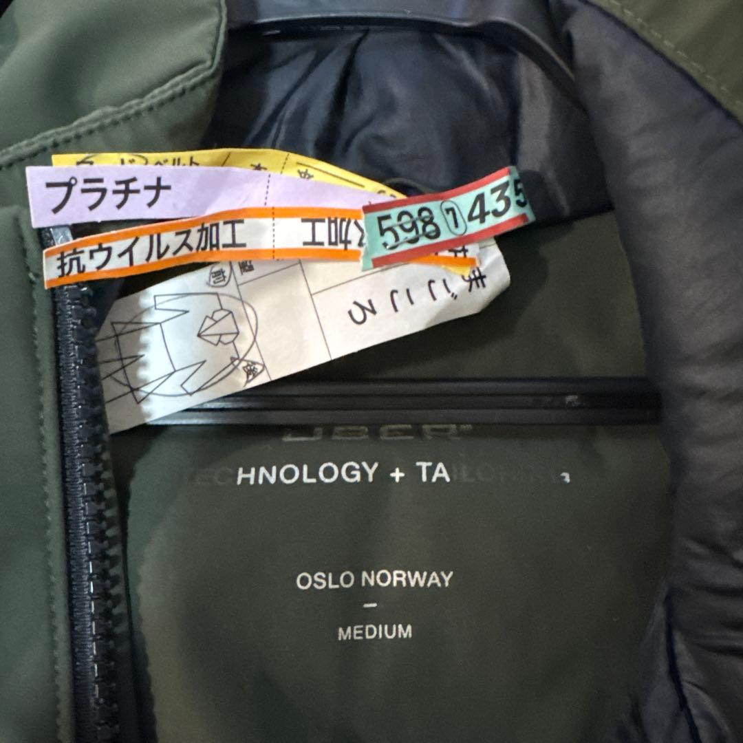 【美品】UBR レギュレーターパーカー Mサイズ カーキ クリーニング済み