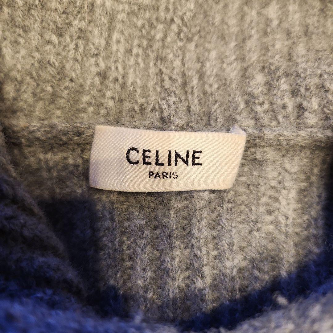 CELINE グレー フード付き パーカー