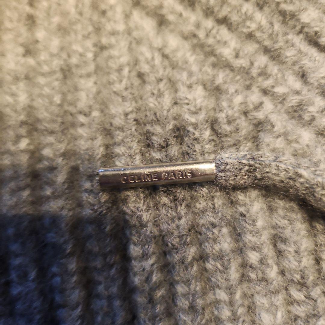 CELINE グレー フード付き パーカー