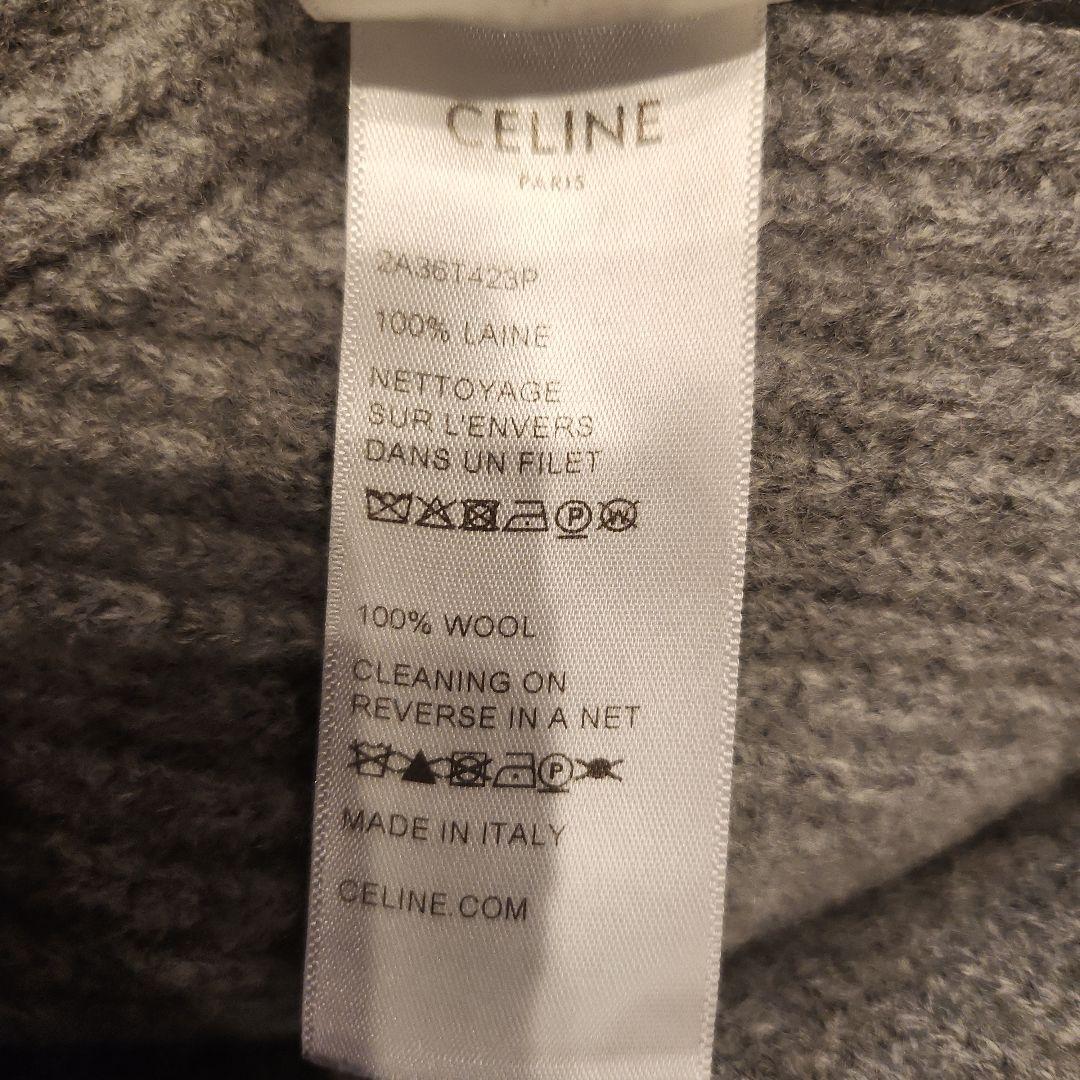 CELINE グレー フード付き パーカー