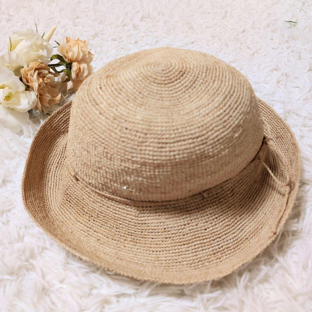 美品✨ヘレンカミンスキー ラフィア ハット プロヴァンス10 ベージュ