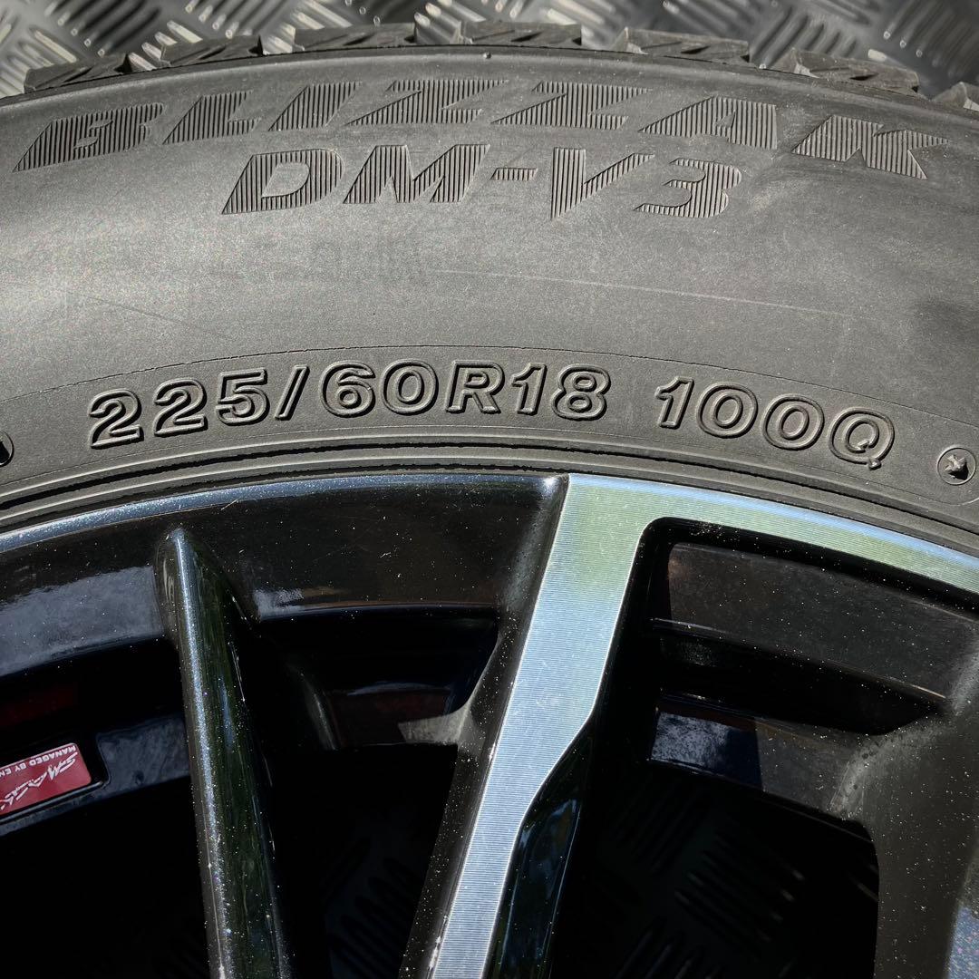 スタッドレス&ホイール　 ブリヂストン　ブリザック　225/60R18 4本