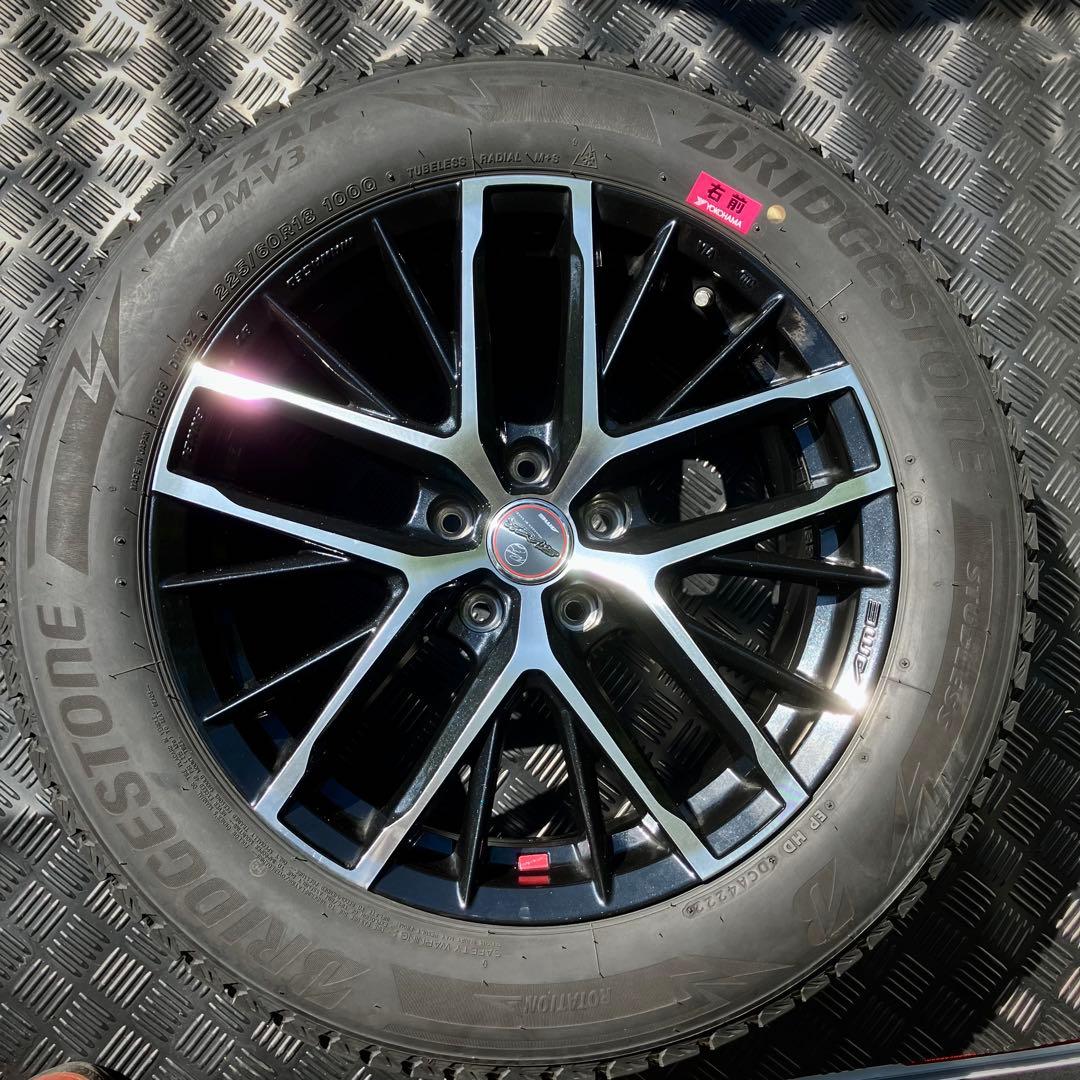 スタッドレス&ホイール　 ブリヂストン　ブリザック　225/60R18 4本