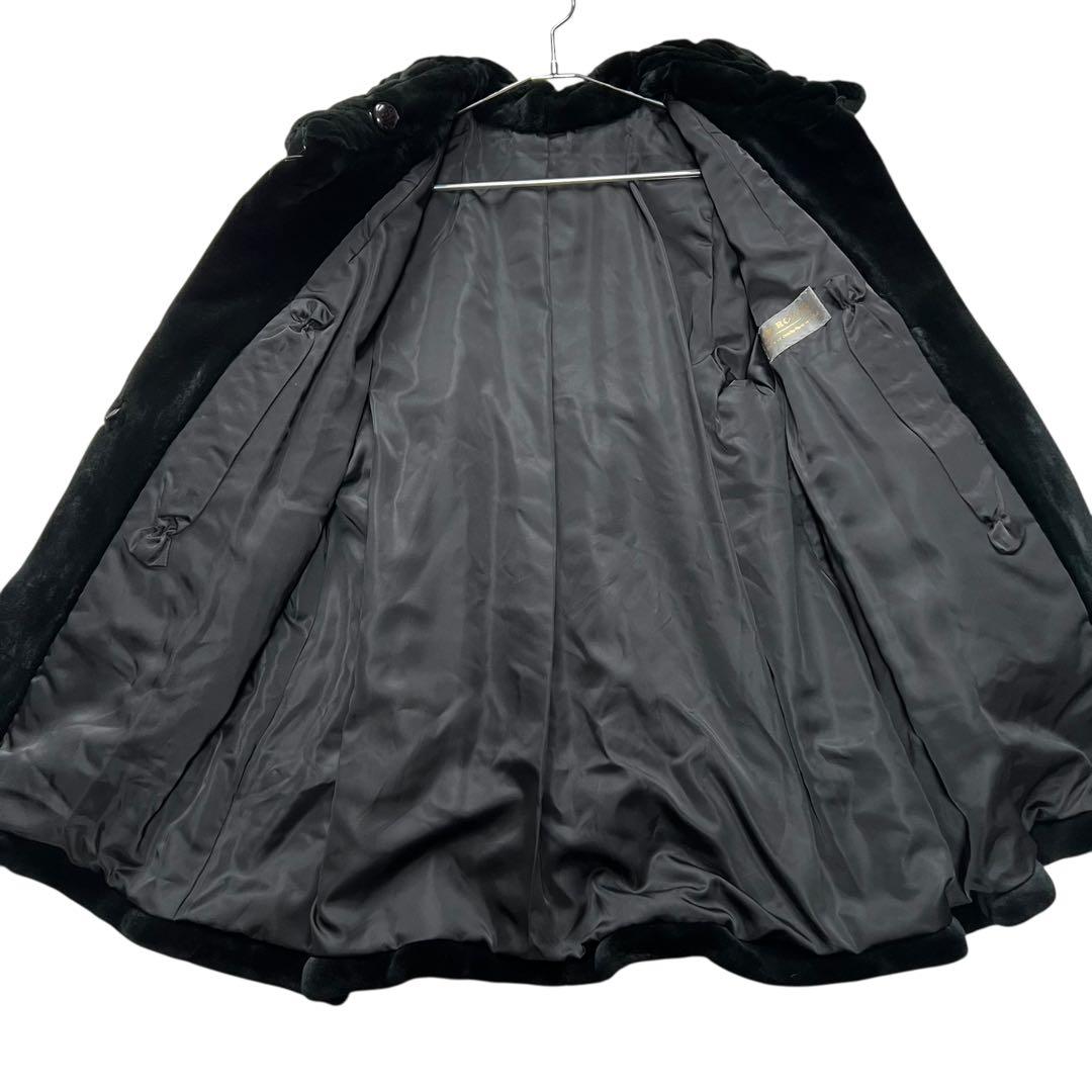 希少デザイン 着丈80cm シェアードミンク サガロイヤル グラマミンク