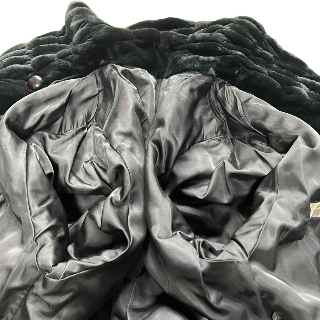 希少デザイン 着丈80cm シェアードミンク サガロイヤル グラマミンク