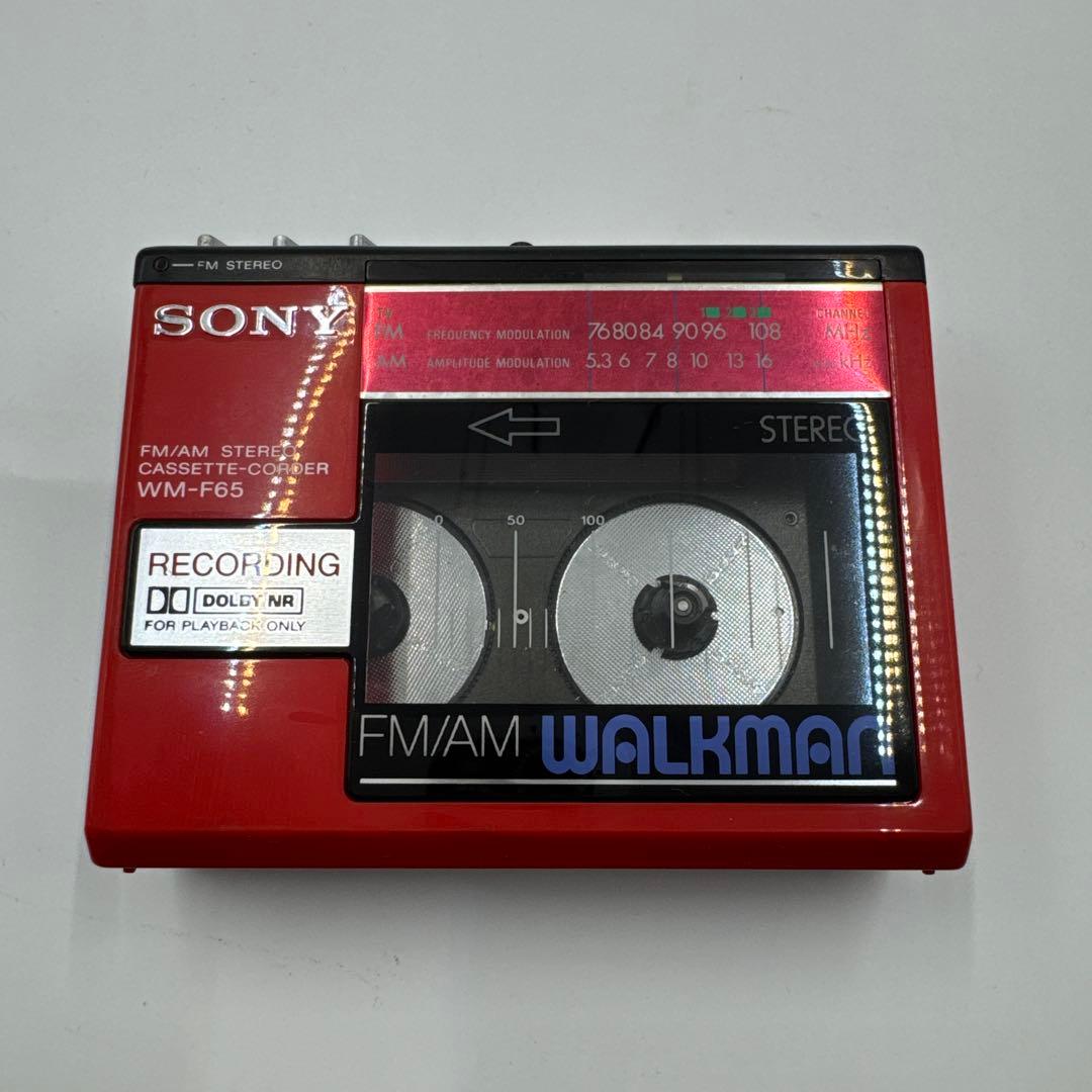 【希少】SONY〈WM-F65〉FM/AM ステレオカセットウォークマン