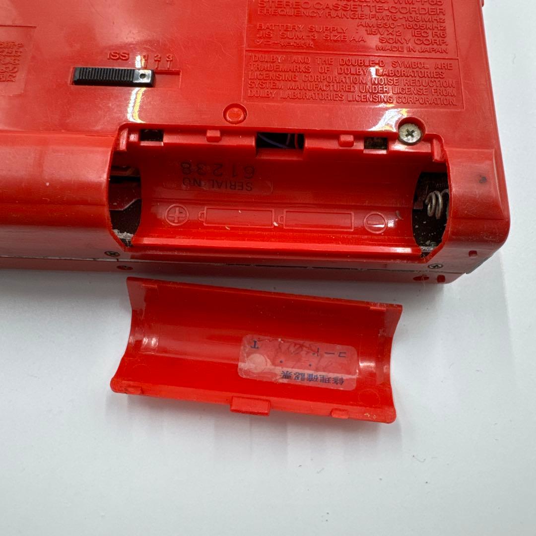 【希少】SONY〈WM-F65〉FM/AM ステレオカセットウォークマン