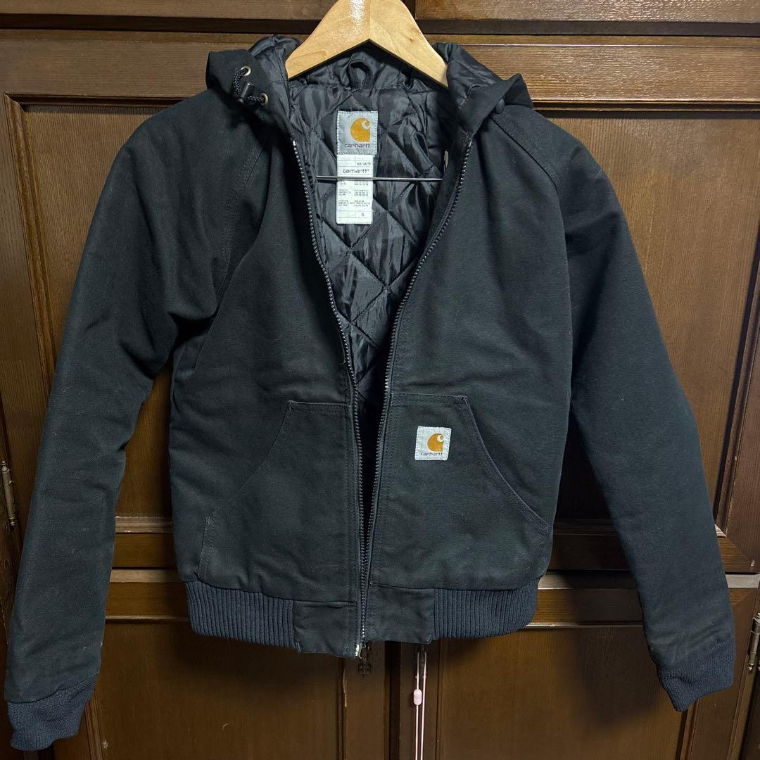 Carhartt フード付きジャケット Sサイズ ブラック