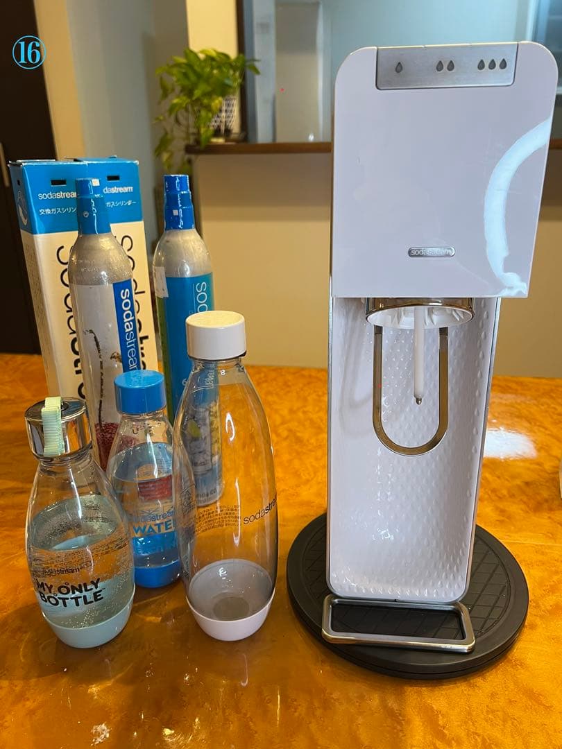 sodastream POWER パワー ガスシリンダー2本　未使用ボトル1本