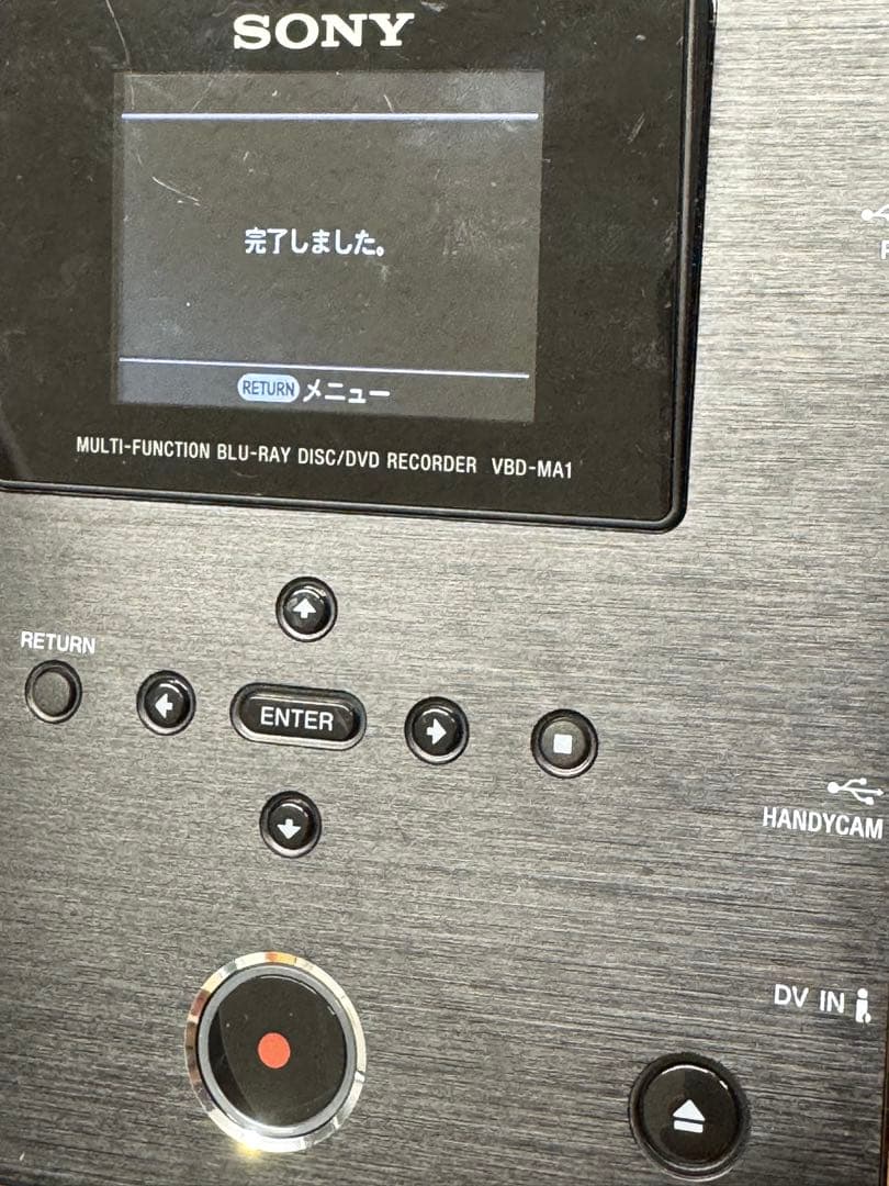 使用短　SONY VBD-MA1 動作正常