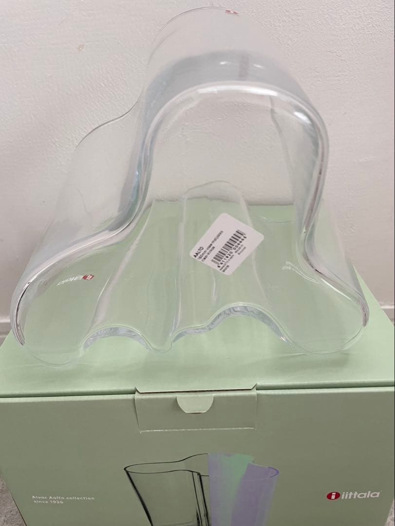 新品 アアルト ベース 160mm クリア イッタラ 未使用