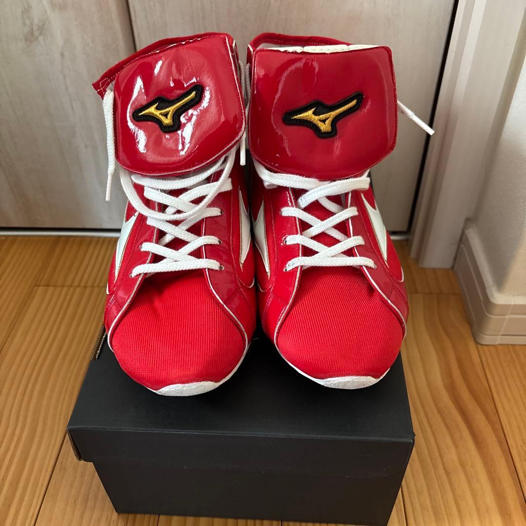Mizuno ボクシングシューズ レッド