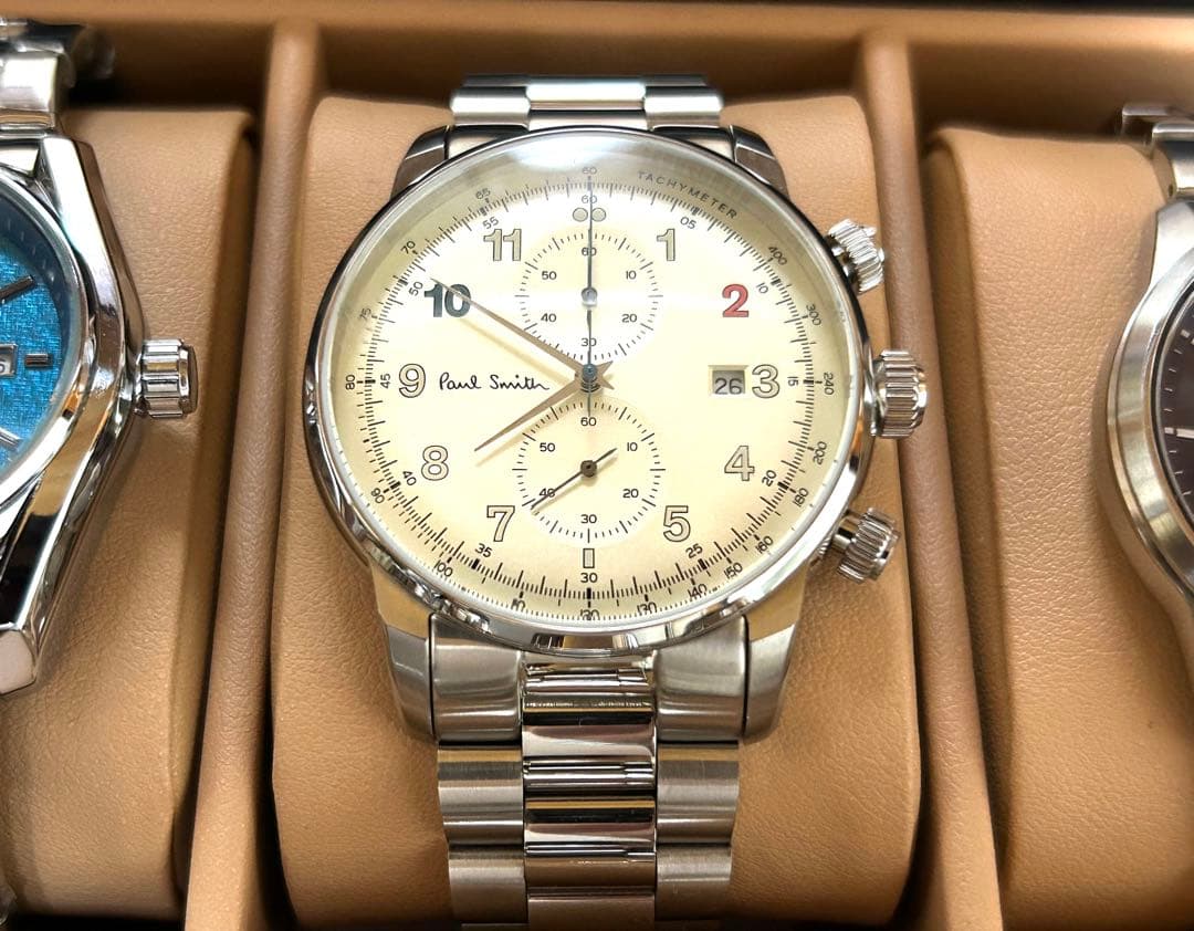 【ほぼ未使用】　Paul Smithポールスミス腕時計 BLOCKCHRONO