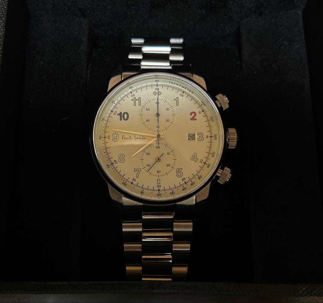 【ほぼ未使用】　Paul Smithポールスミス腕時計 BLOCKCHRONO
