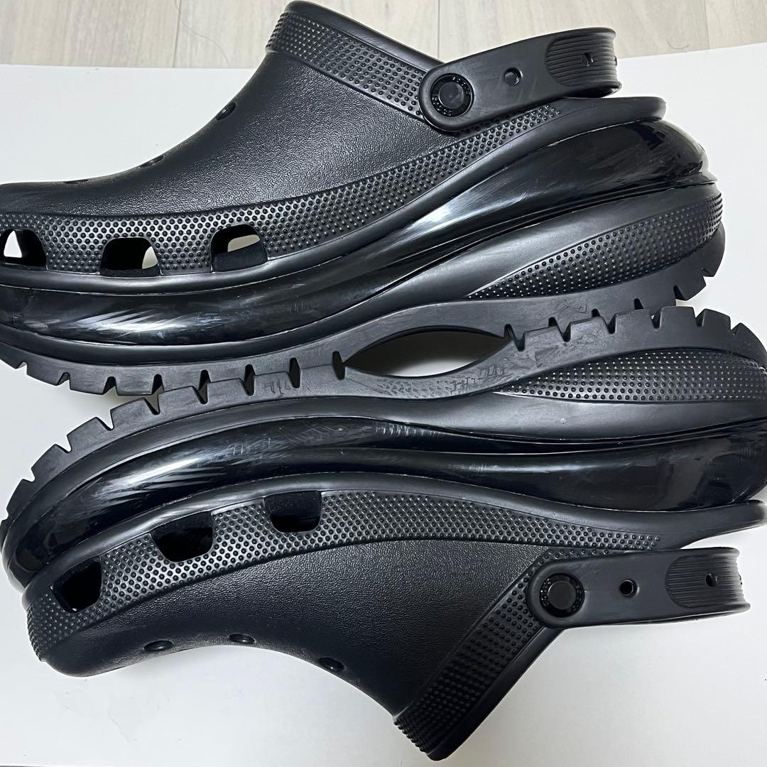 クロックス /メガクラッシュ クロッグ/黒 厚底/メンズ 28cm crocs