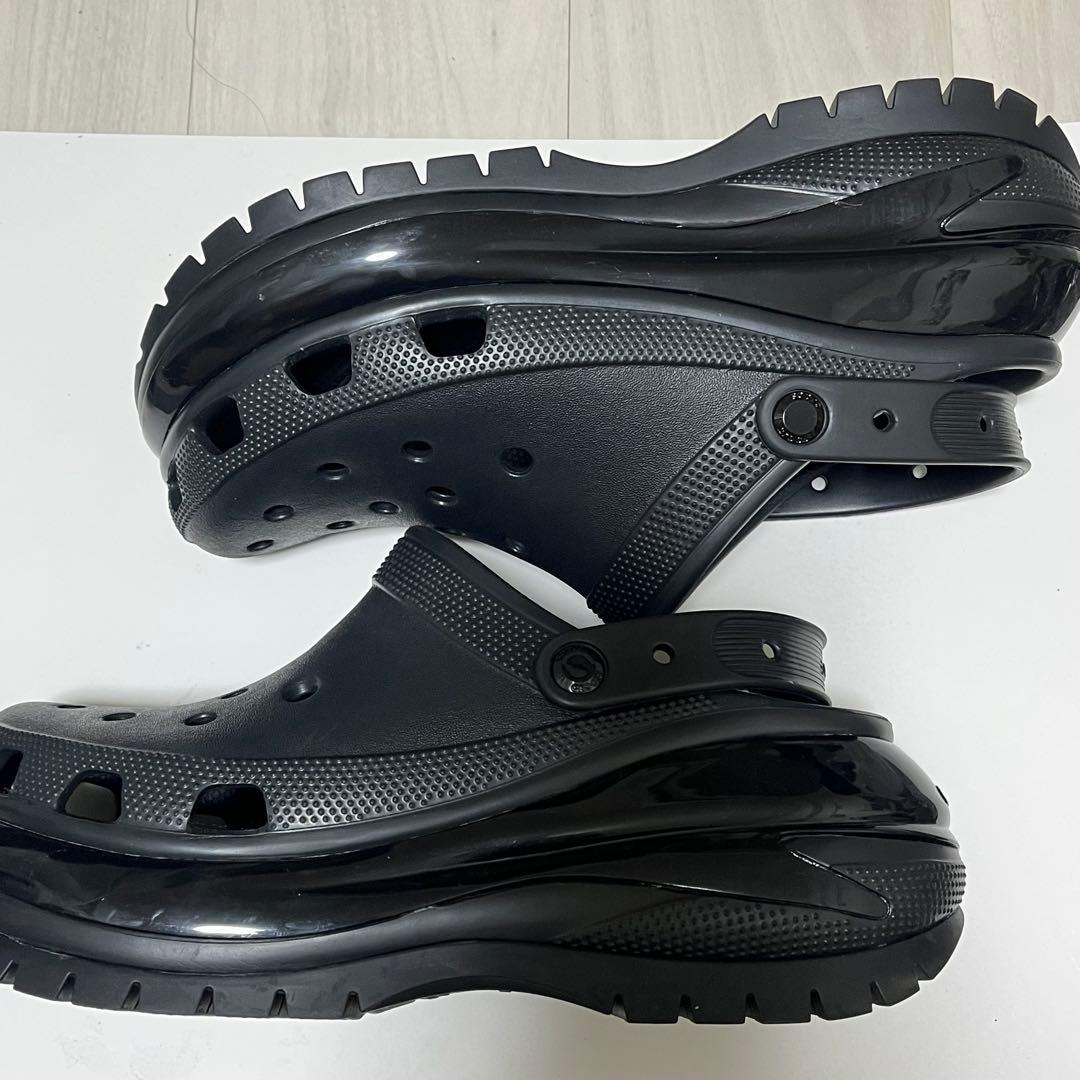 クロックス /メガクラッシュ クロッグ/黒 厚底/メンズ 28cm crocs