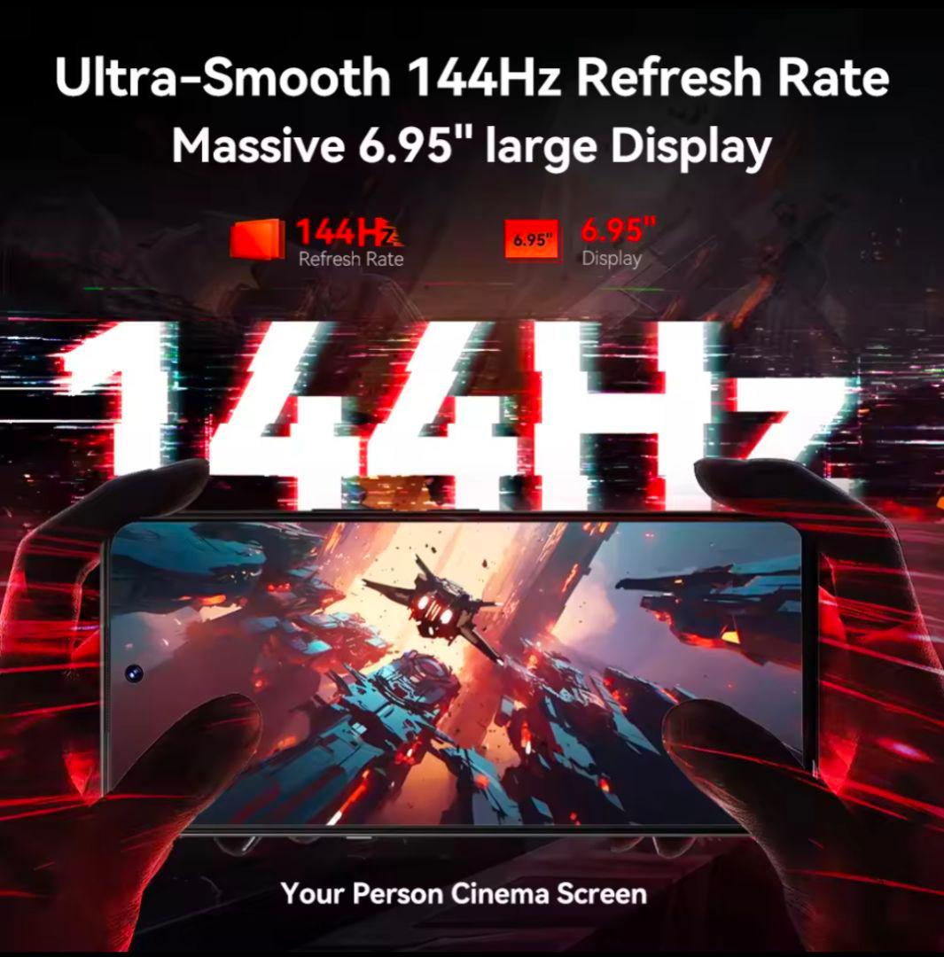 【CUBOT】MAX5 5G ホワイト 12GB+256GB（新品）ゲーミング