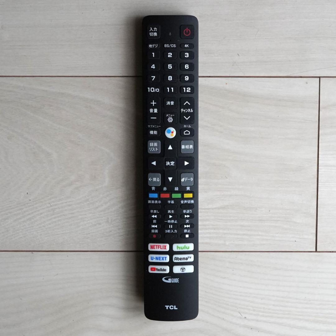 TCL 43P815B 4K液晶スマートテレビ 43V型