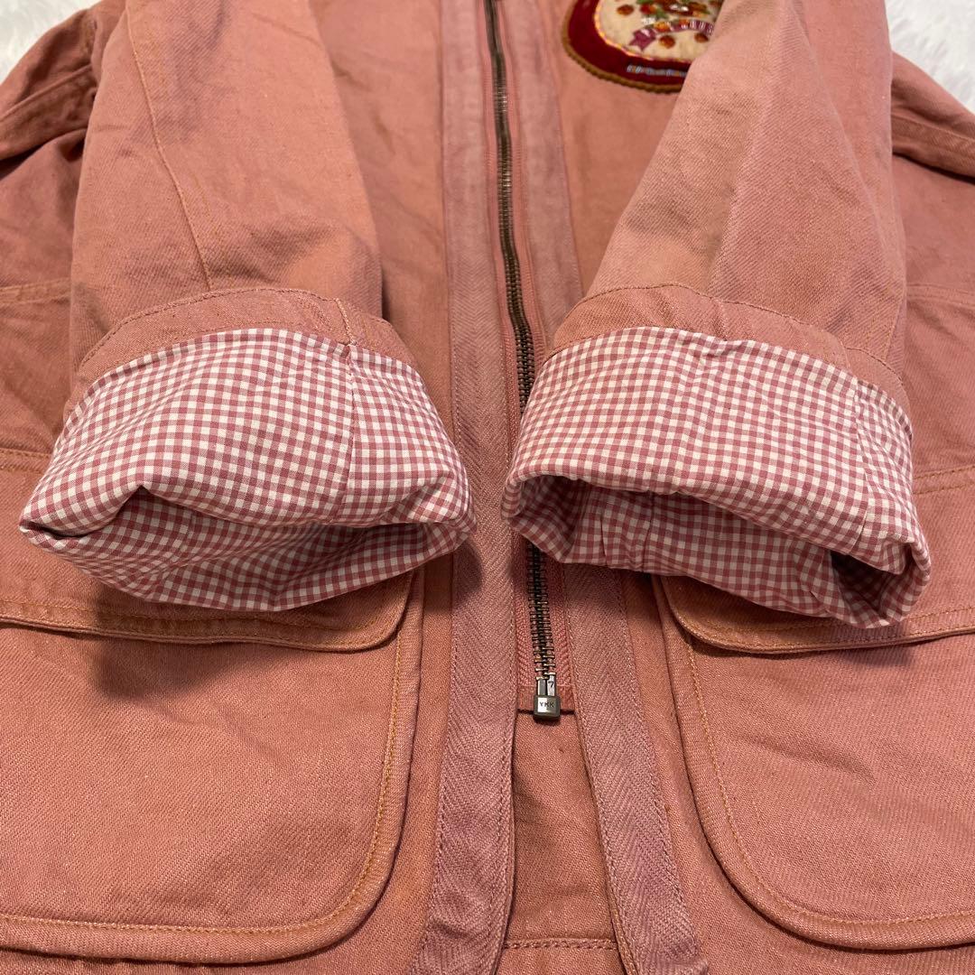 PINK HOUSE ピンクハウス デニムジャケット ウサギ刺繍 ワッペン 希少