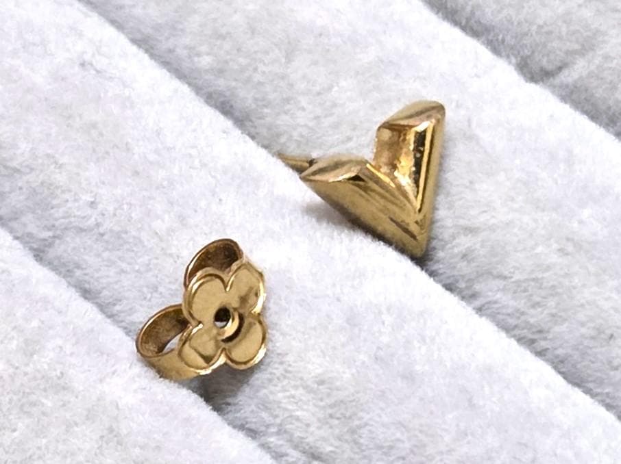 ルイヴィトン　M68153　エセンシャル V ピアス　片耳用　41291