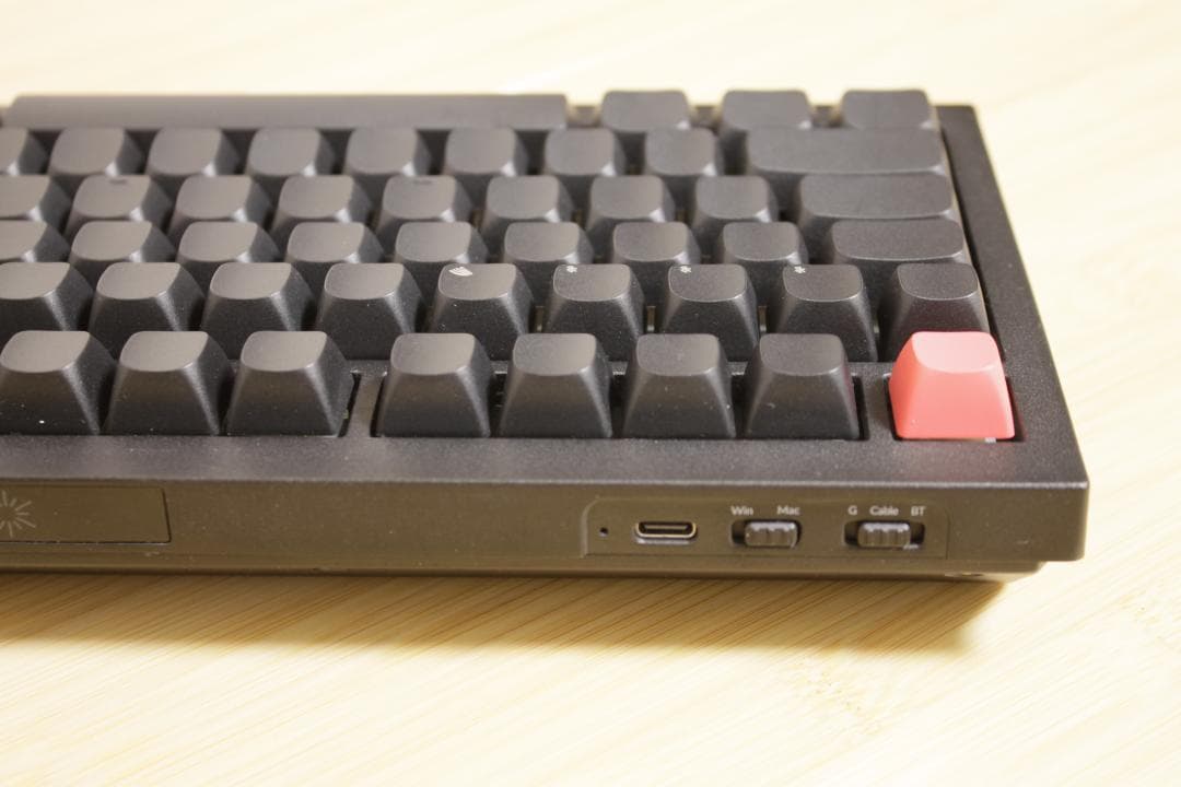 【Keychron】Q1 MAX Black キーボード ANSI カバー付き