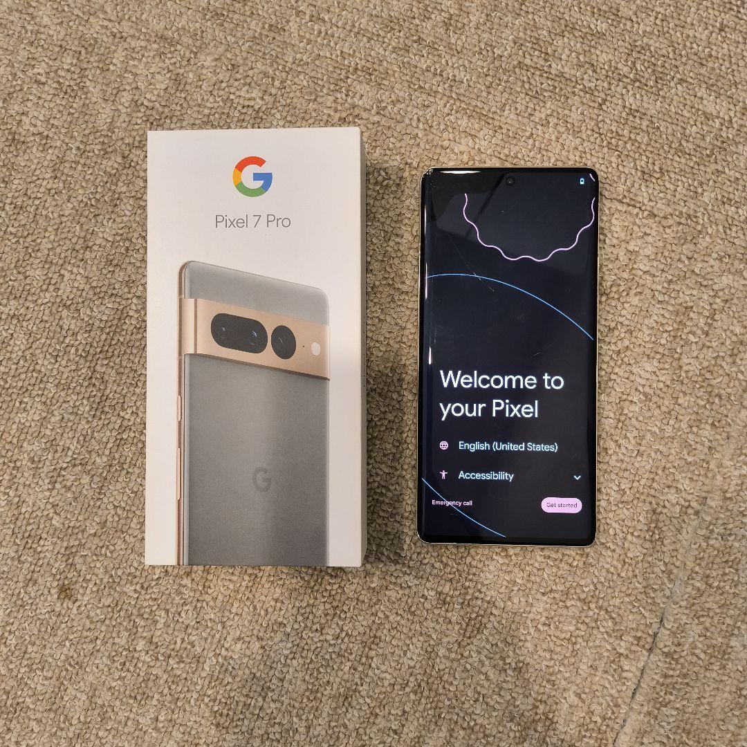 【訳あり】Google Pixel 7 Pro 128GB ヘーゼル