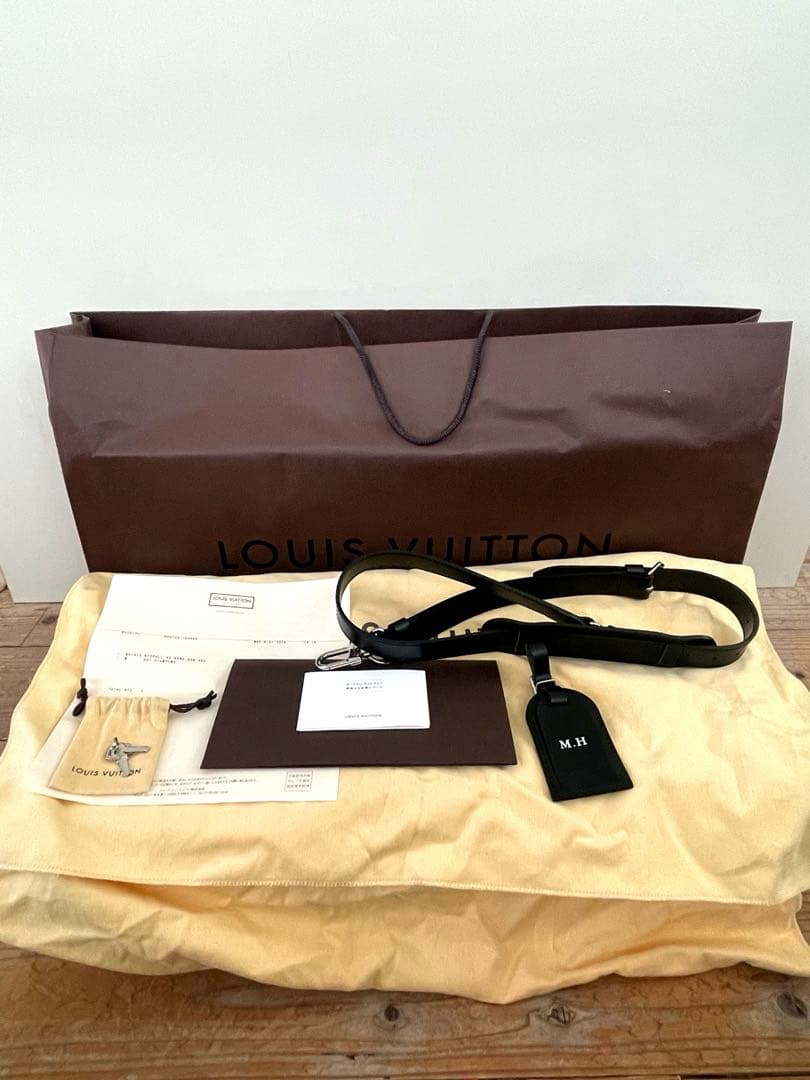 ルイ・ヴィトン キーポル45 バンドリエール ダミエ　美品　国内正規品