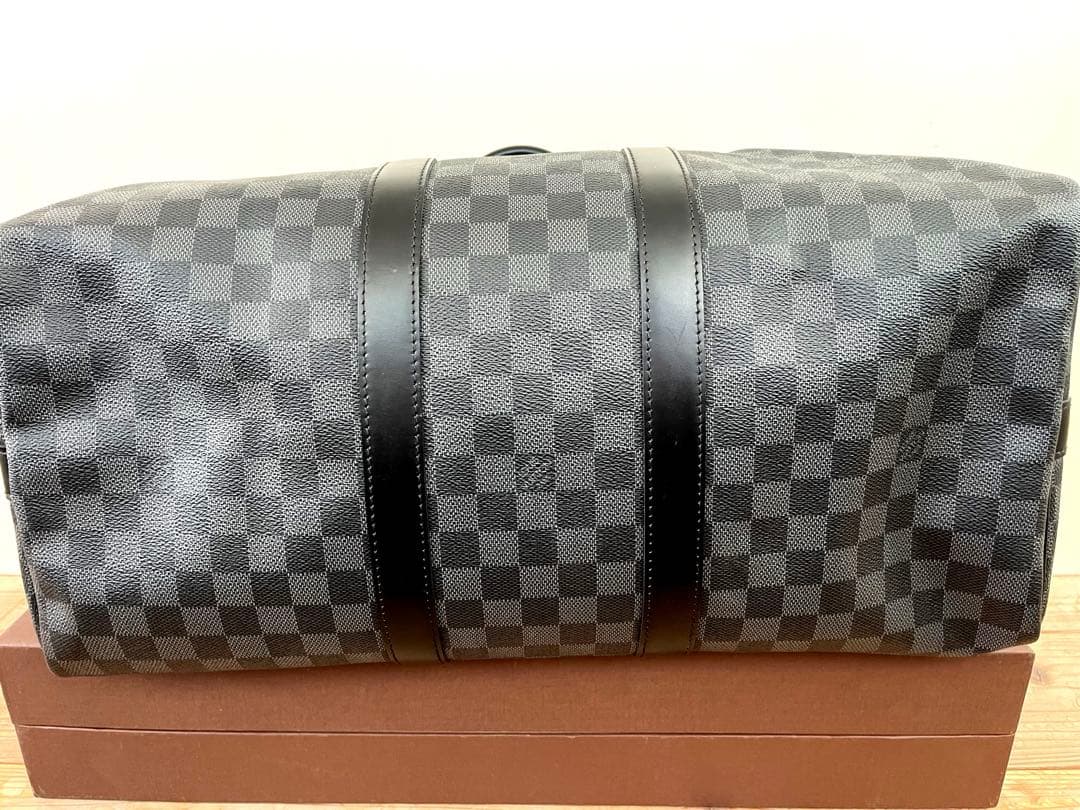 ルイ・ヴィトン キーポル45 バンドリエール ダミエ　美品　国内正規品